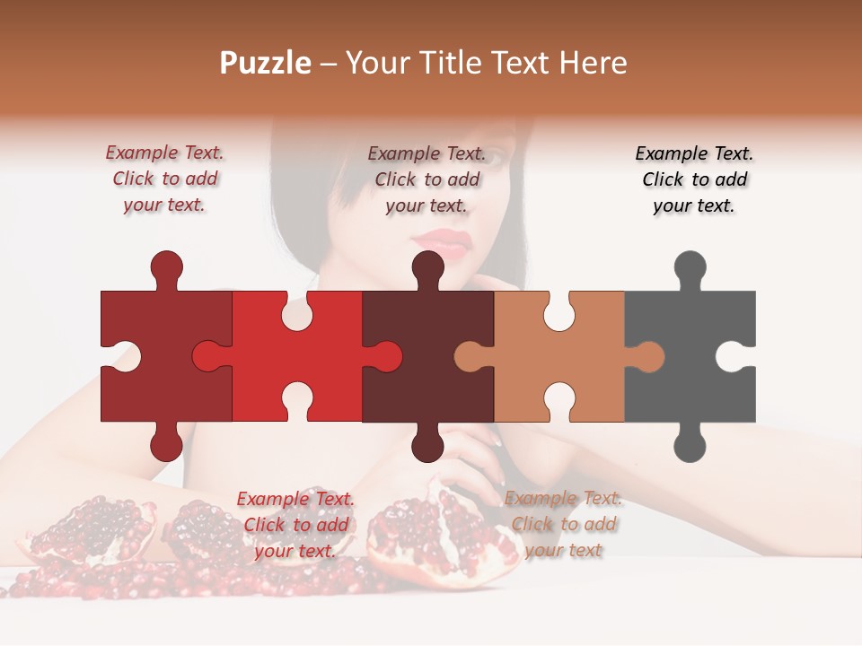 Young Lady Women PowerPoint Template