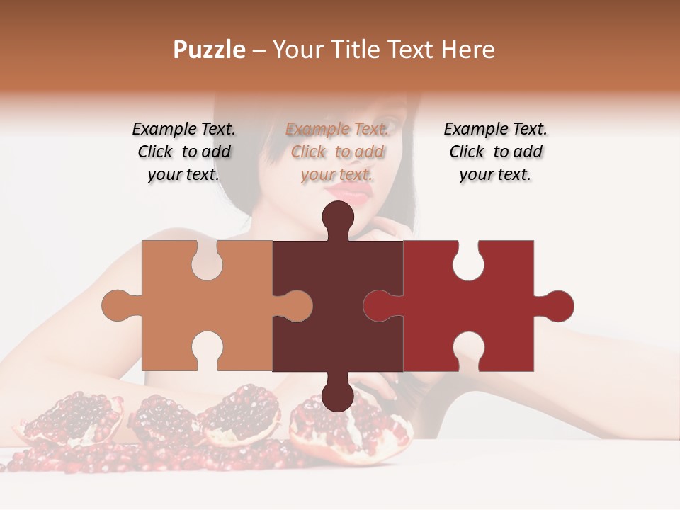 Young Lady Women PowerPoint Template