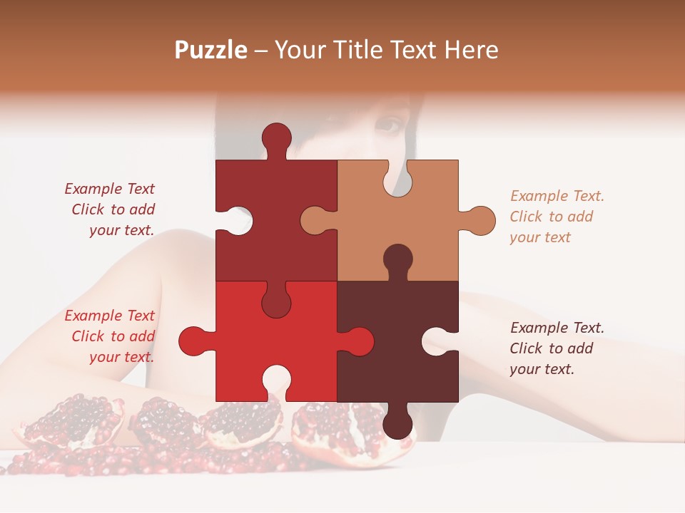 Young Lady Women PowerPoint Template