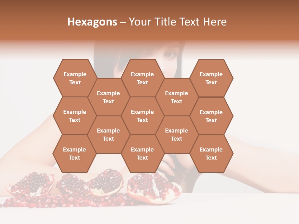 Young Lady Women PowerPoint Template