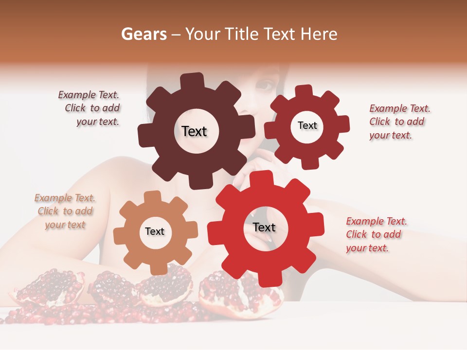 Young Lady Women PowerPoint Template