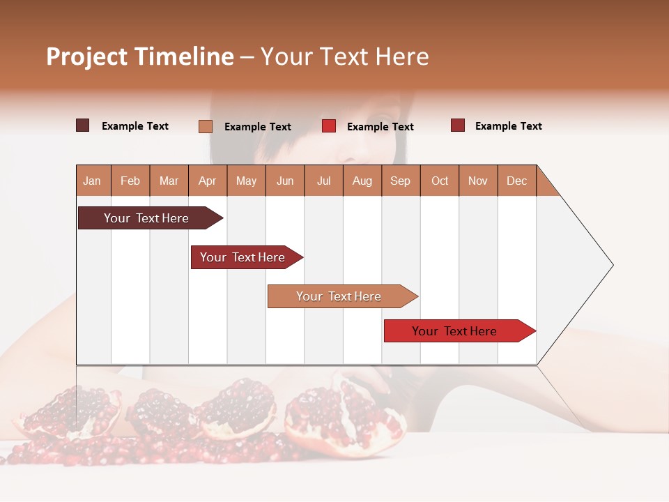 Young Lady Women PowerPoint Template