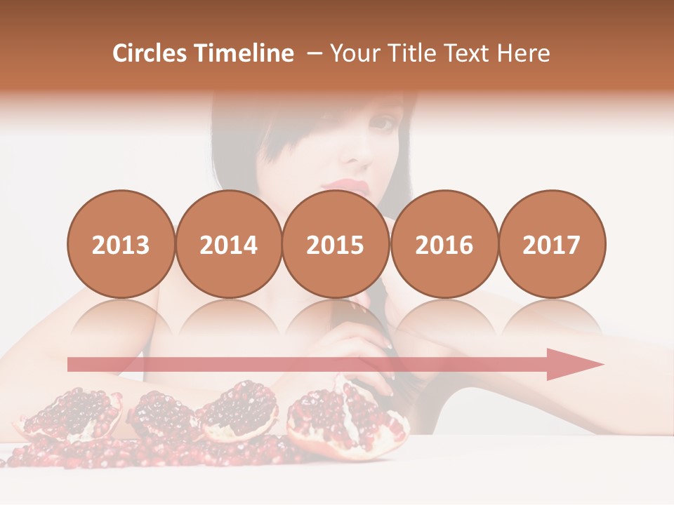 Young Lady Women PowerPoint Template