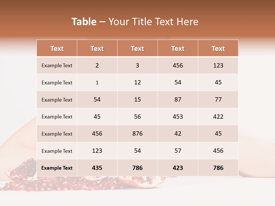 Young Lady Women PowerPoint Template