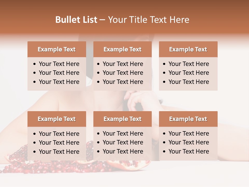 Young Lady Women PowerPoint Template