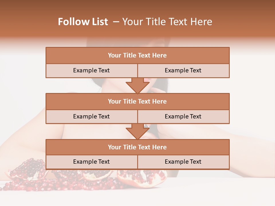 Young Lady Women PowerPoint Template