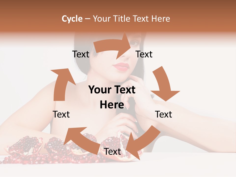 Young Lady Women PowerPoint Template