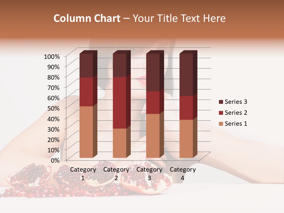 Young Lady Women PowerPoint Template