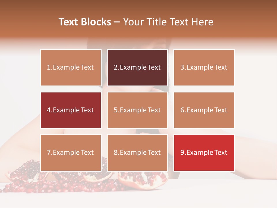 Young Lady Women PowerPoint Template