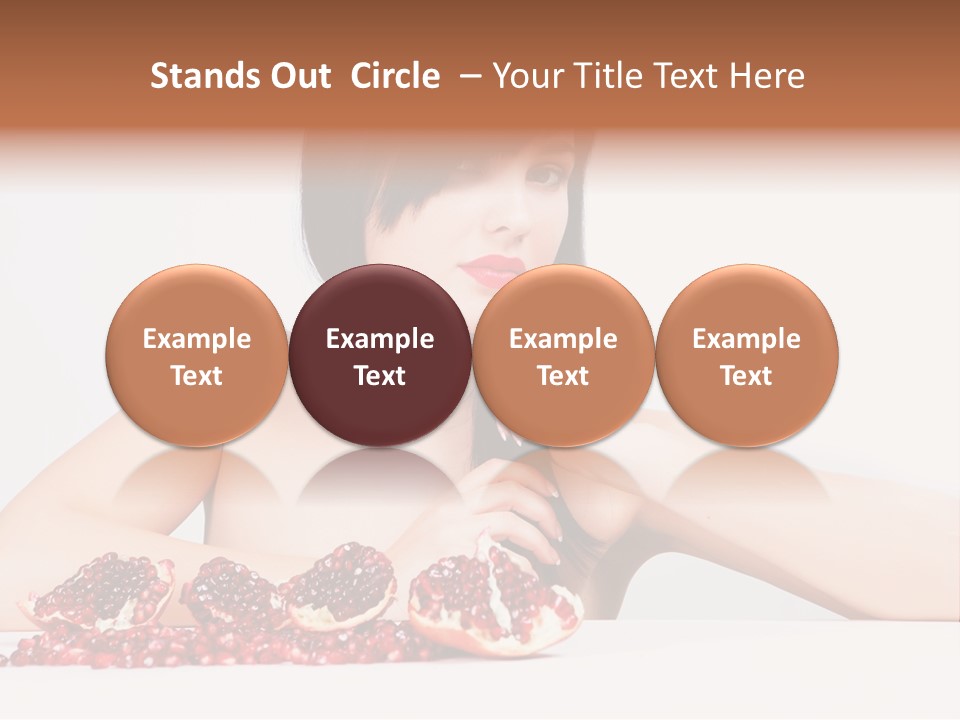 Young Lady Women PowerPoint Template