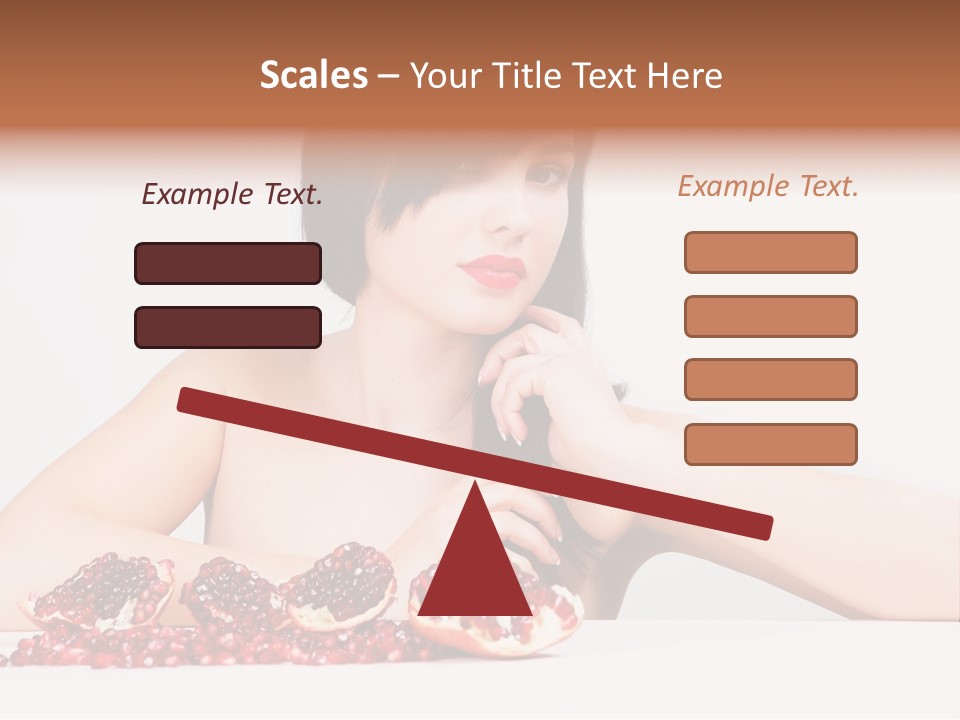 Young Lady Women PowerPoint Template