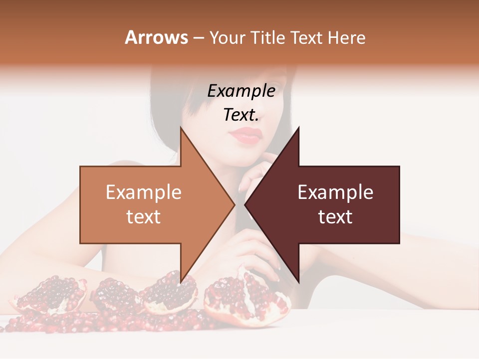 Young Lady Women PowerPoint Template