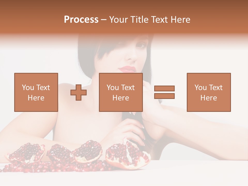 Young Lady Women PowerPoint Template