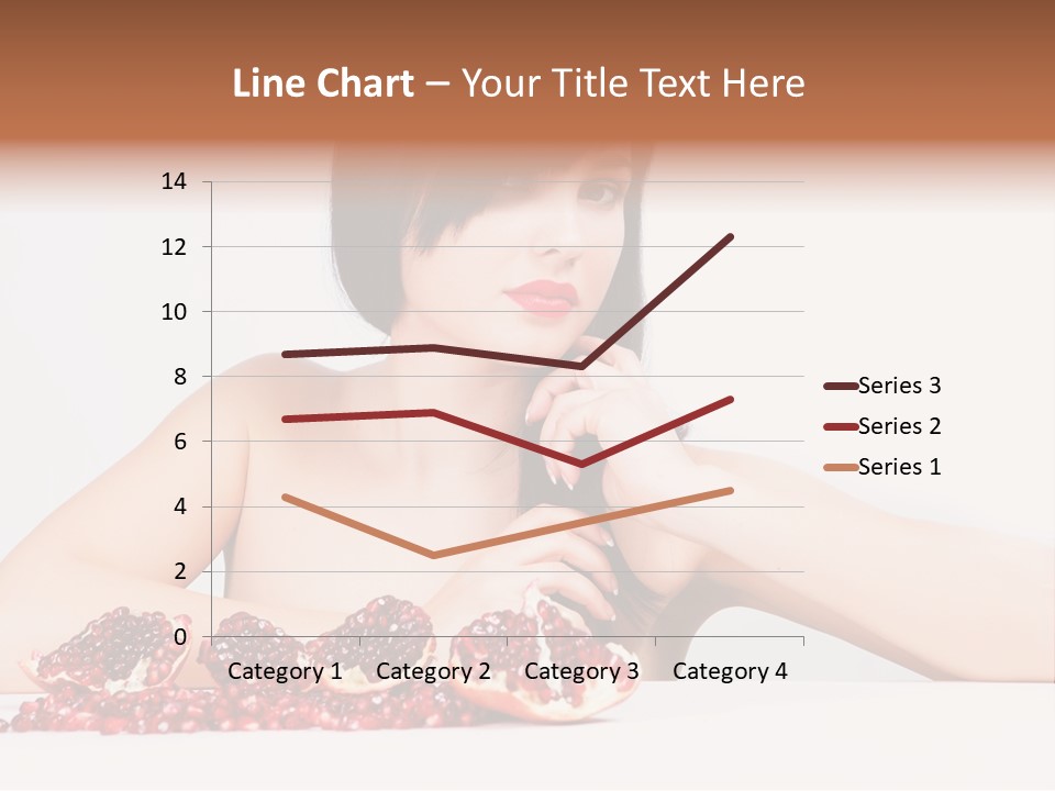 Young Lady Women PowerPoint Template