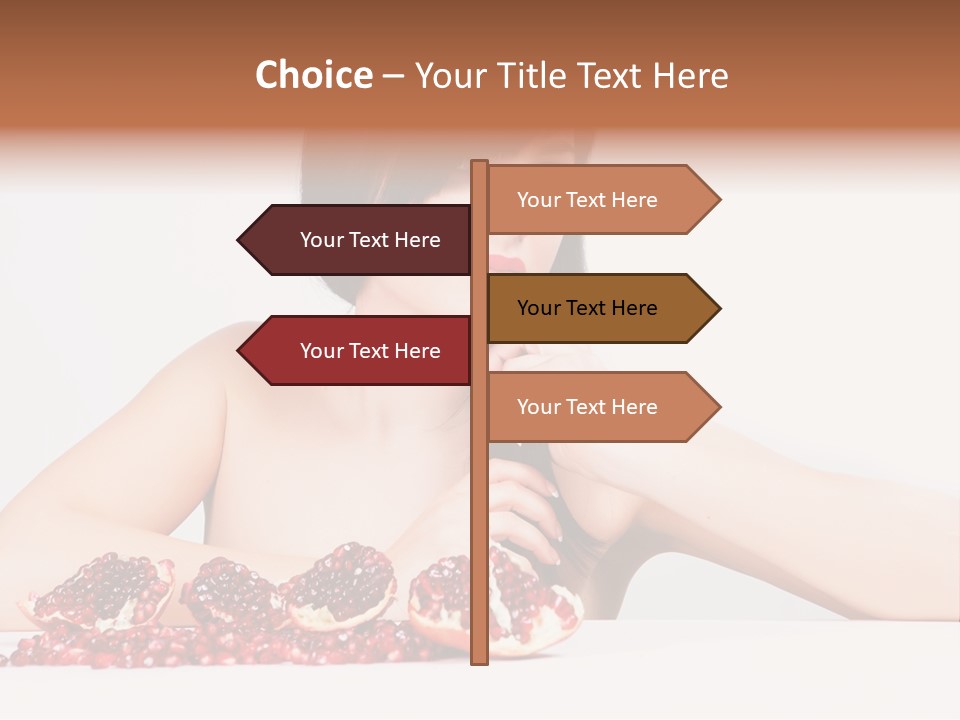 Young Lady Women PowerPoint Template