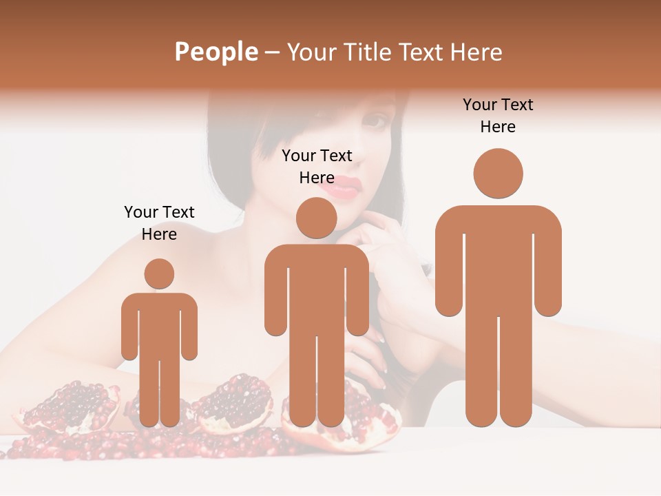 Young Lady Women PowerPoint Template