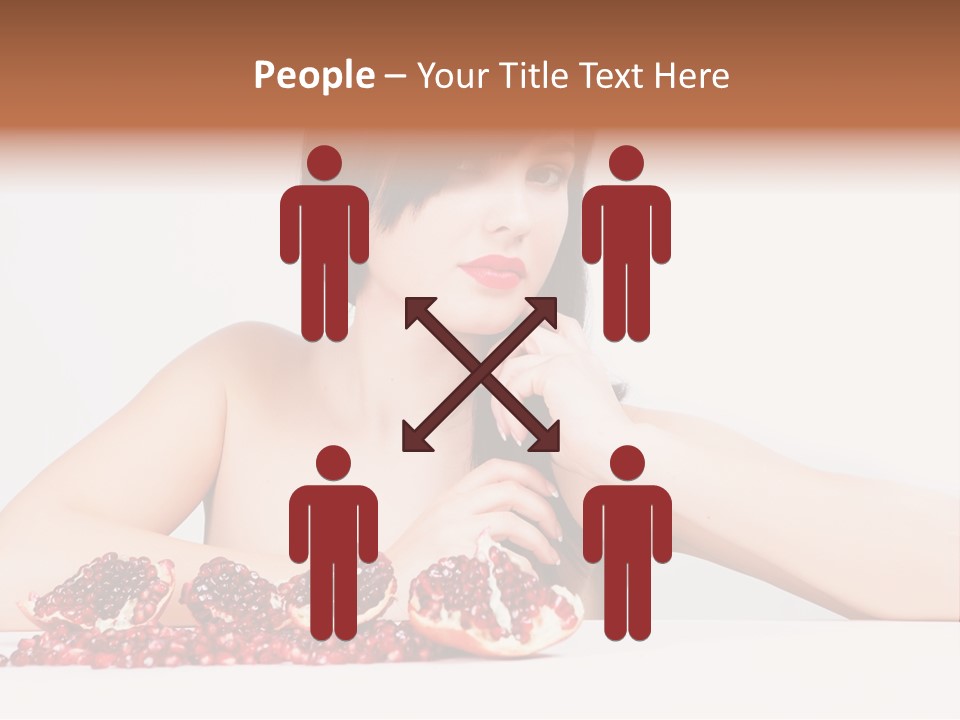 Young Lady Women PowerPoint Template