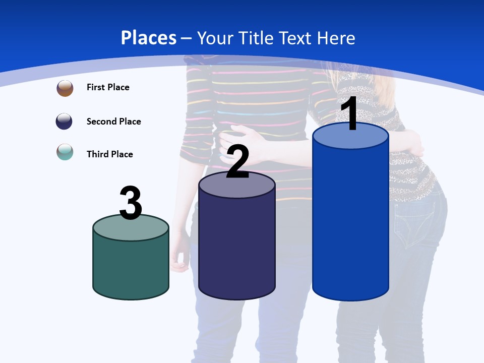 Young Presentation Backview PowerPoint Template