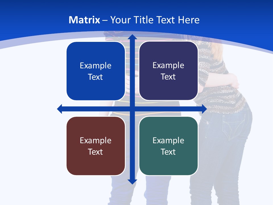 Young Presentation Backview PowerPoint Template