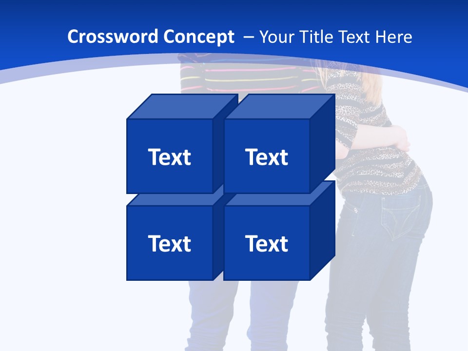 Young Presentation Backview PowerPoint Template