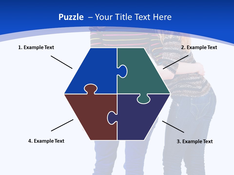 Young Presentation Backview PowerPoint Template