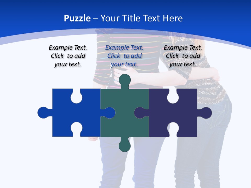 Young Presentation Backview PowerPoint Template