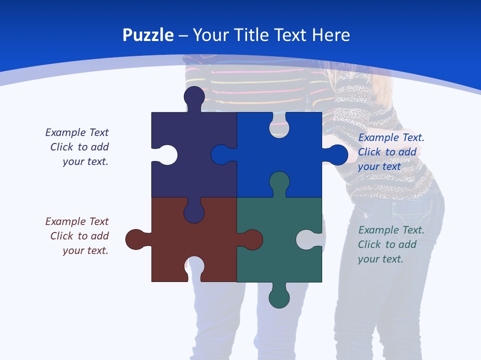 Young Presentation Backview PowerPoint Template