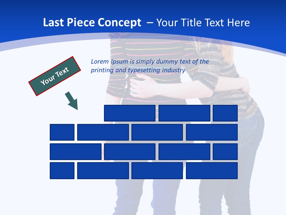 Young Presentation Backview PowerPoint Template