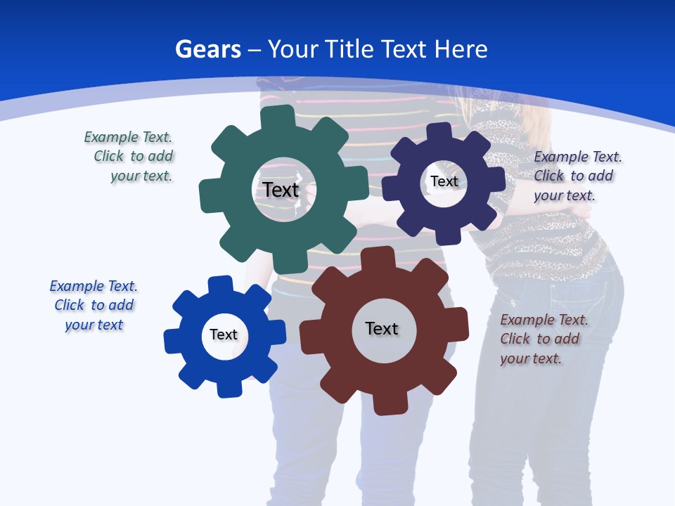 Young Presentation Backview PowerPoint Template