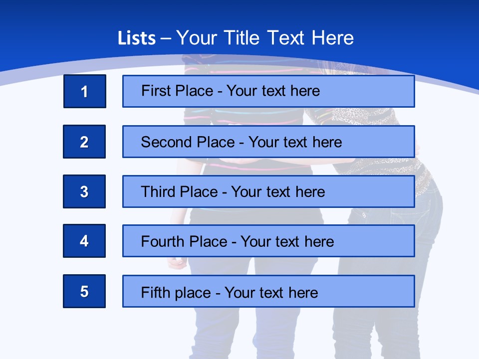 Young Presentation Backview PowerPoint Template