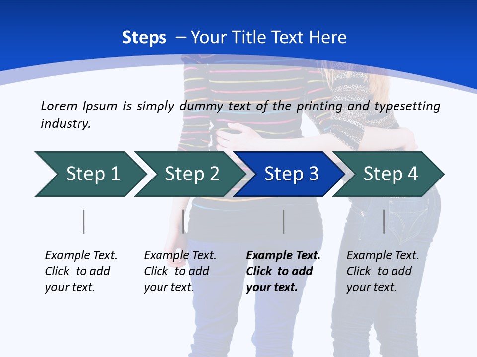 Young Presentation Backview PowerPoint Template