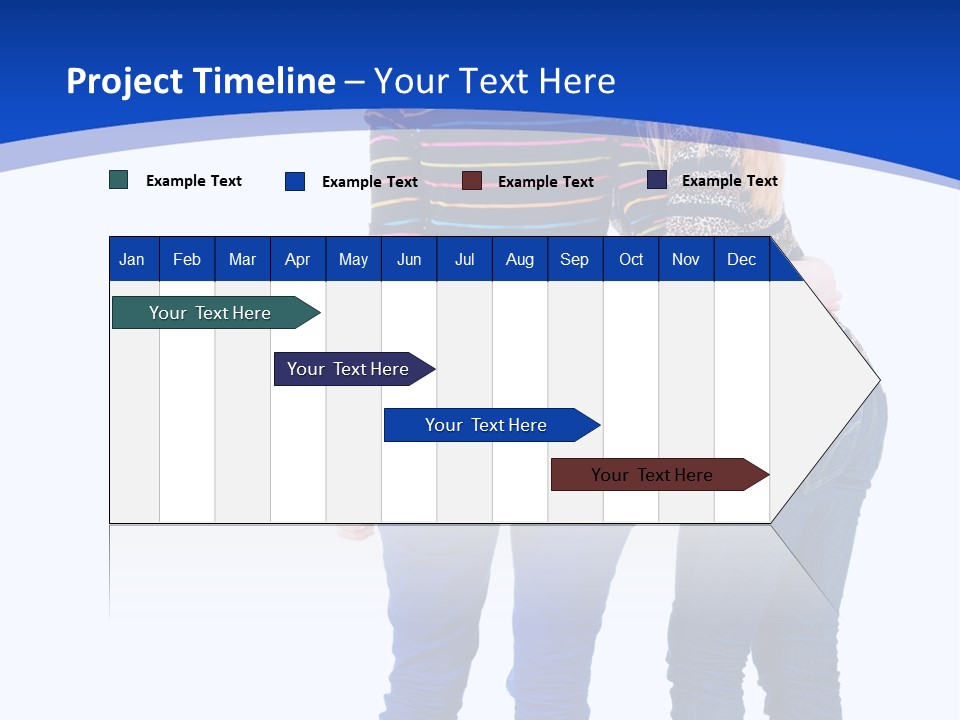 Young Presentation Backview PowerPoint Template