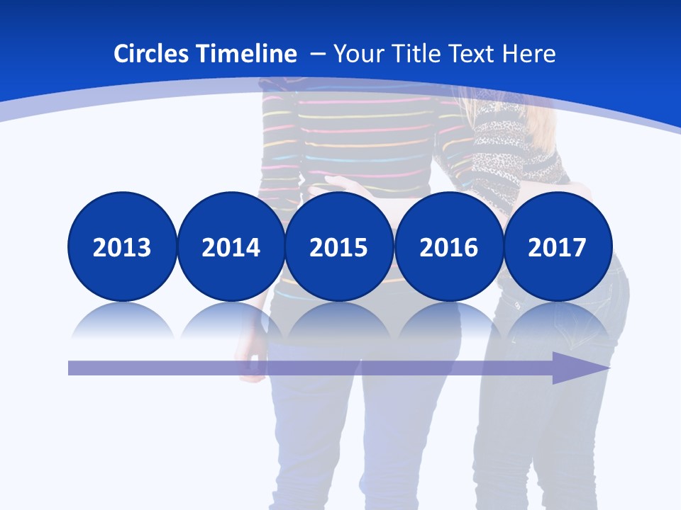 Young Presentation Backview PowerPoint Template