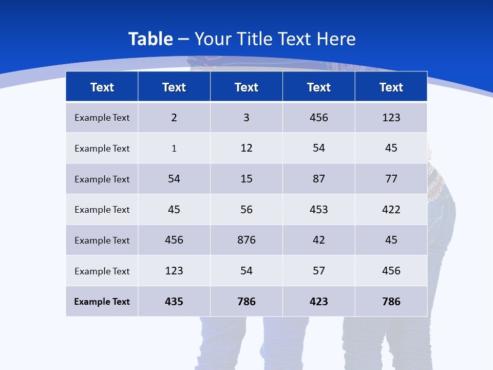 Young Presentation Backview PowerPoint Template