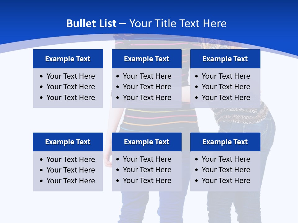 Young Presentation Backview PowerPoint Template