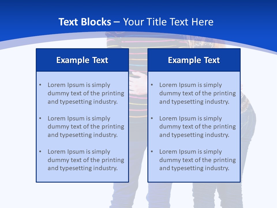 Young Presentation Backview PowerPoint Template