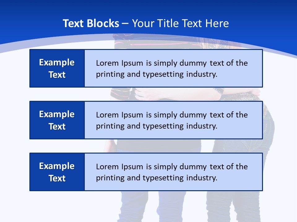 Young Presentation Backview PowerPoint Template
