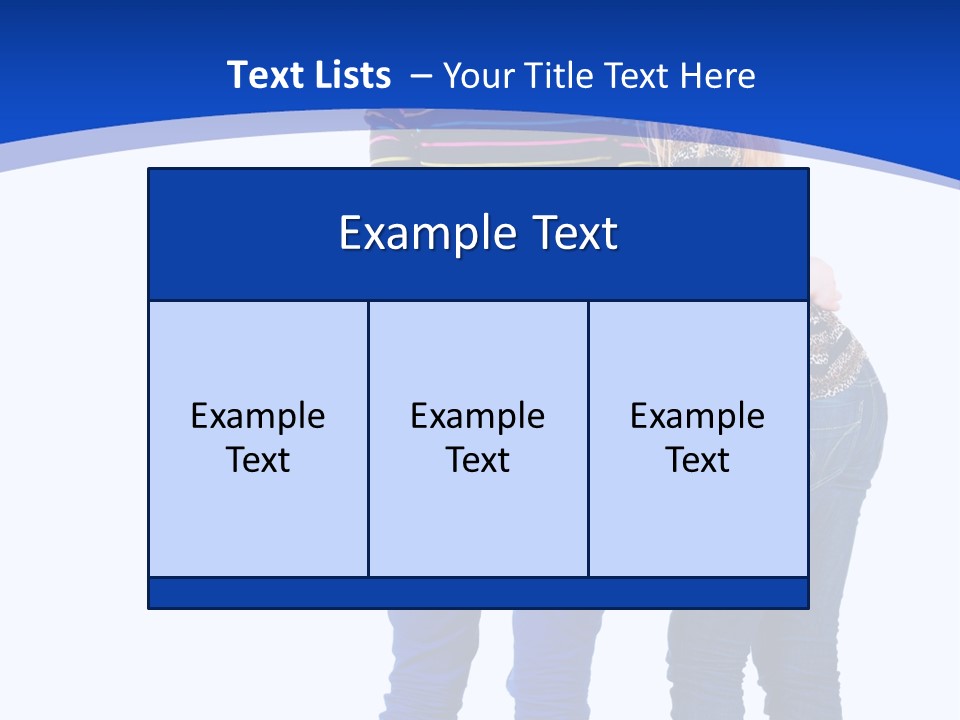 Young Presentation Backview PowerPoint Template