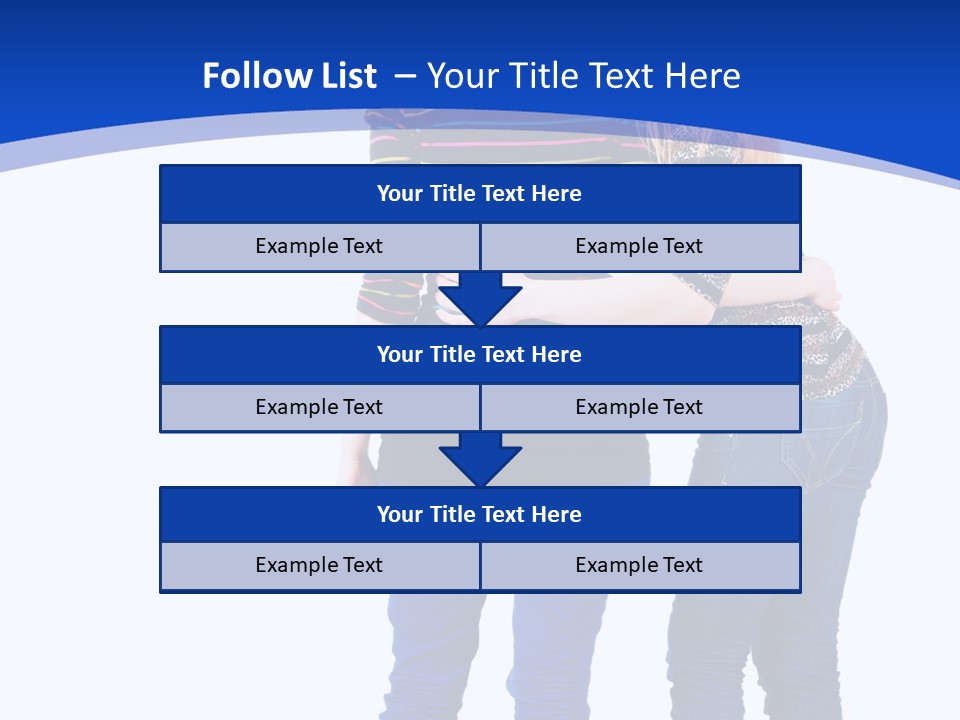 Young Presentation Backview PowerPoint Template
