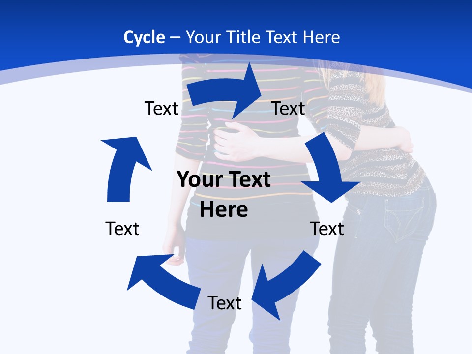 Young Presentation Backview PowerPoint Template