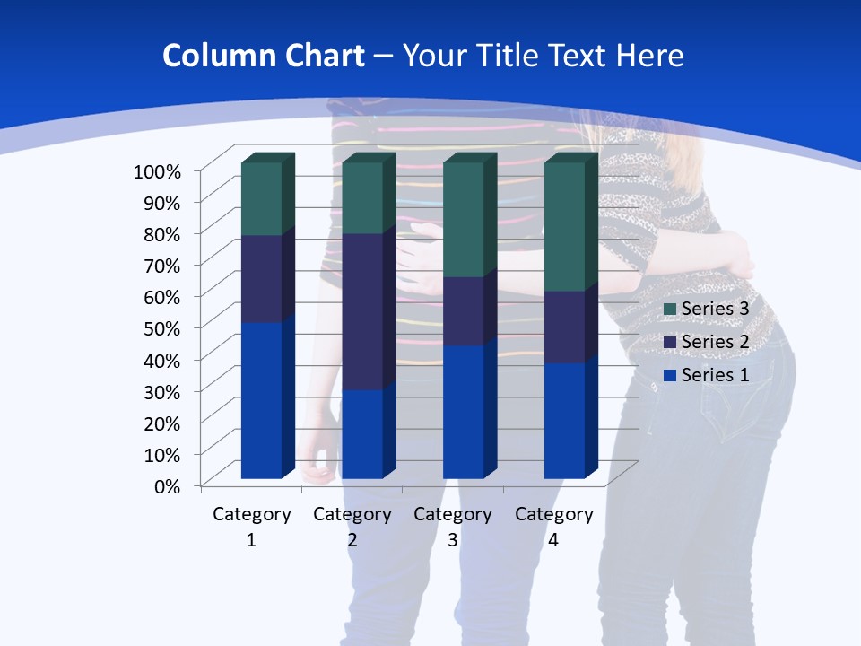 Young Presentation Backview PowerPoint Template