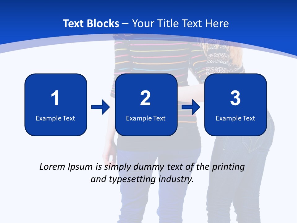 Young Presentation Backview PowerPoint Template