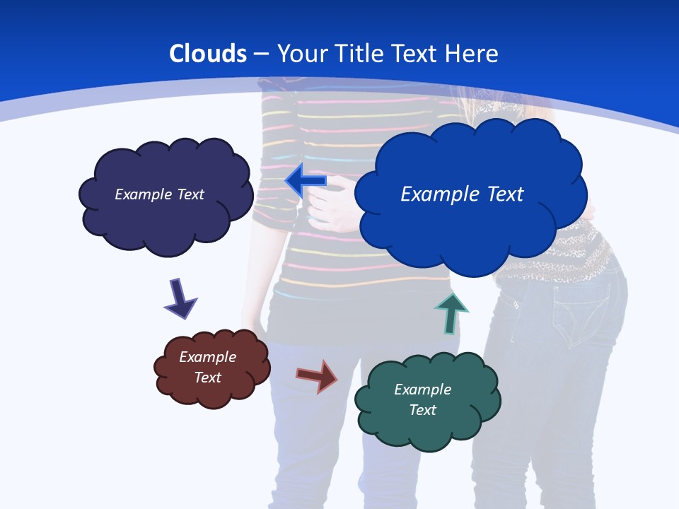 Young Presentation Backview PowerPoint Template