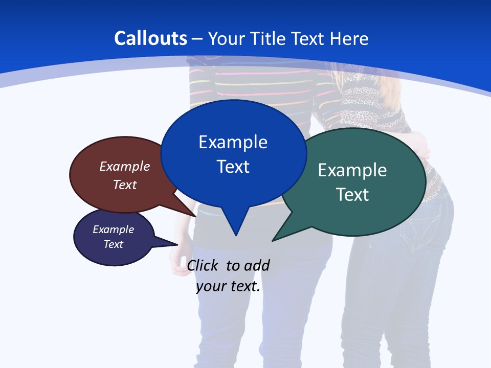 Young Presentation Backview PowerPoint Template