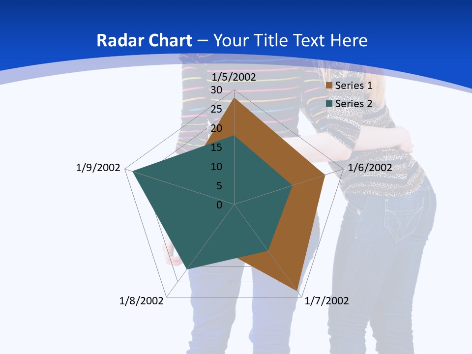 Young Presentation Backview PowerPoint Template