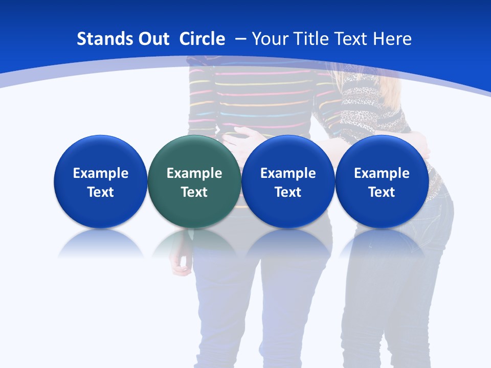 Young Presentation Backview PowerPoint Template