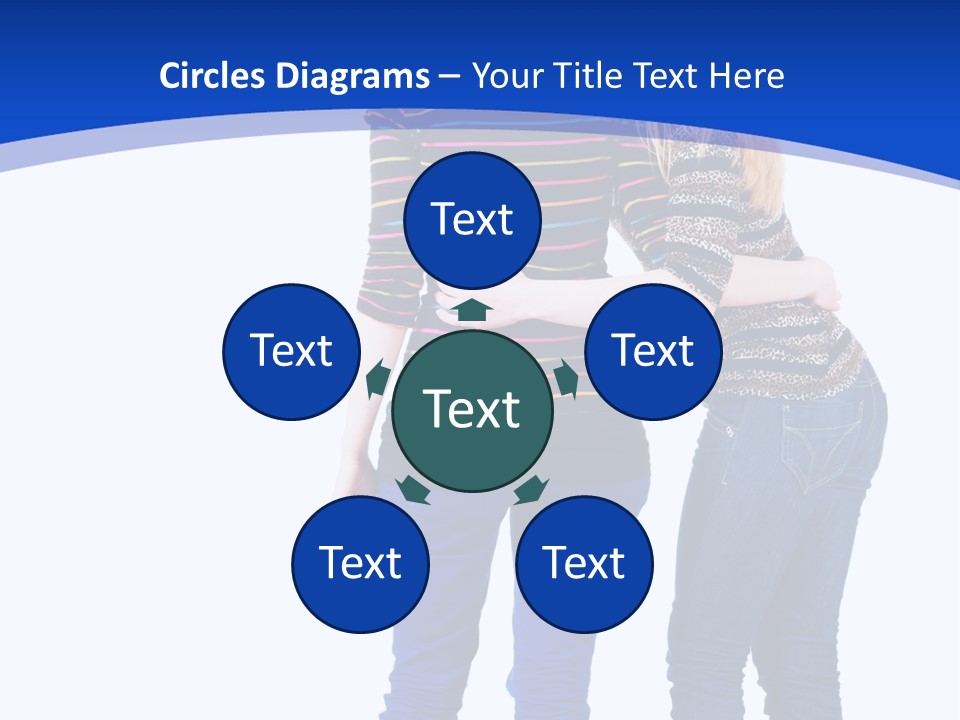 Young Presentation Backview PowerPoint Template