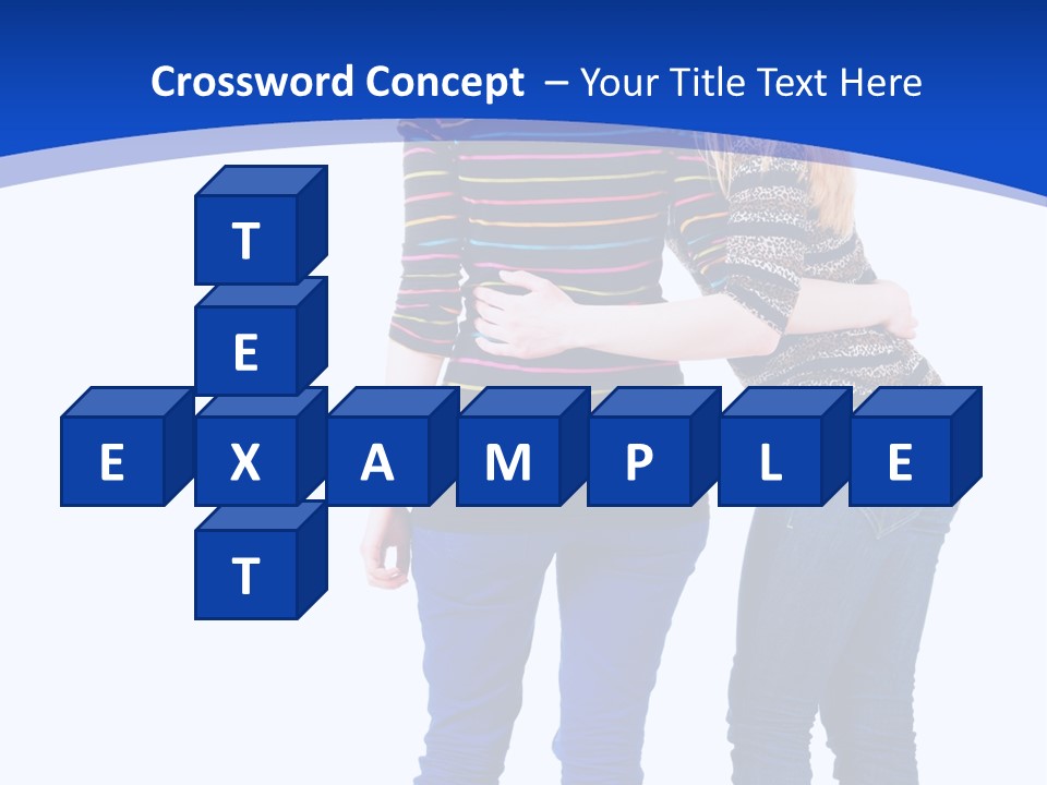 Young Presentation Backview PowerPoint Template