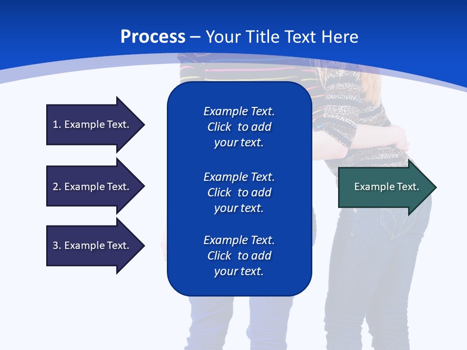 Young Presentation Backview PowerPoint Template