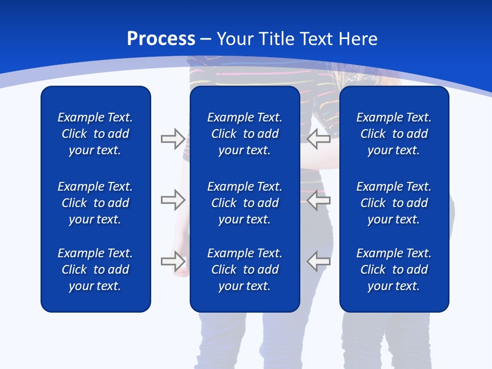 Young Presentation Backview PowerPoint Template